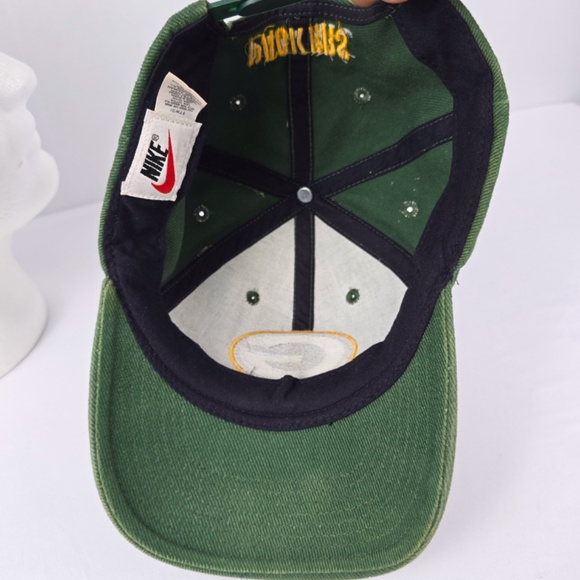 Green Bay Packers Hat Men Vintage Nike Snapback Team Cap Swoosh Pro Line Adult - Picture 7 of 8